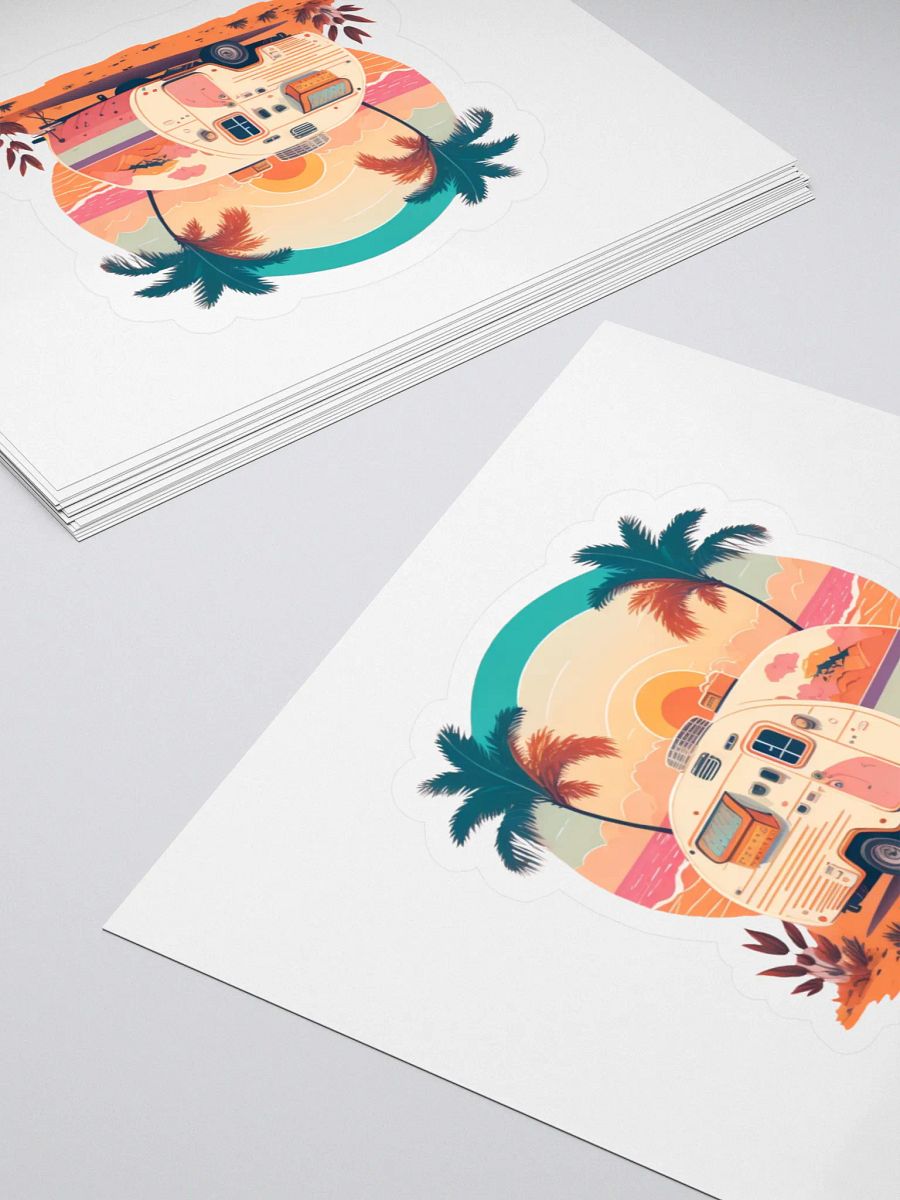 Sunset Adventure Kiss Cut Stickers product image (4)