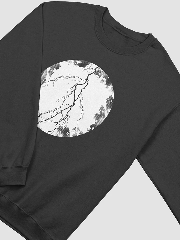 Full Moon, Lightning and Blood Classic Crewneck Sweatshirt product image (1)