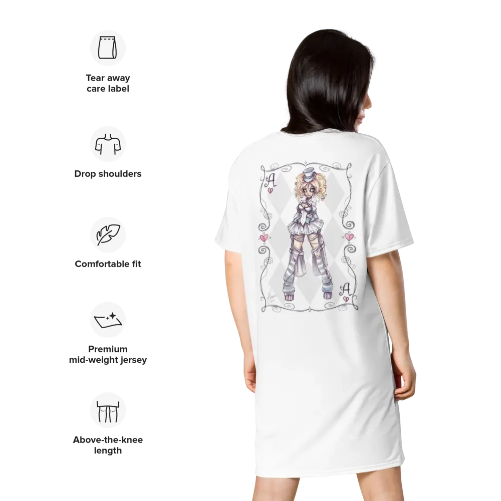 Horrorland Ensemble: All-Over Print T-Shirt Dress product image (8)