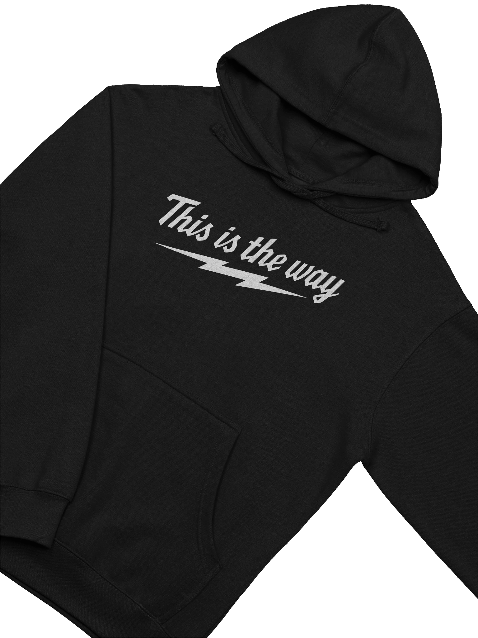 THIS IS THE WAY HOODIE (WHITE LOGO) product image (1)