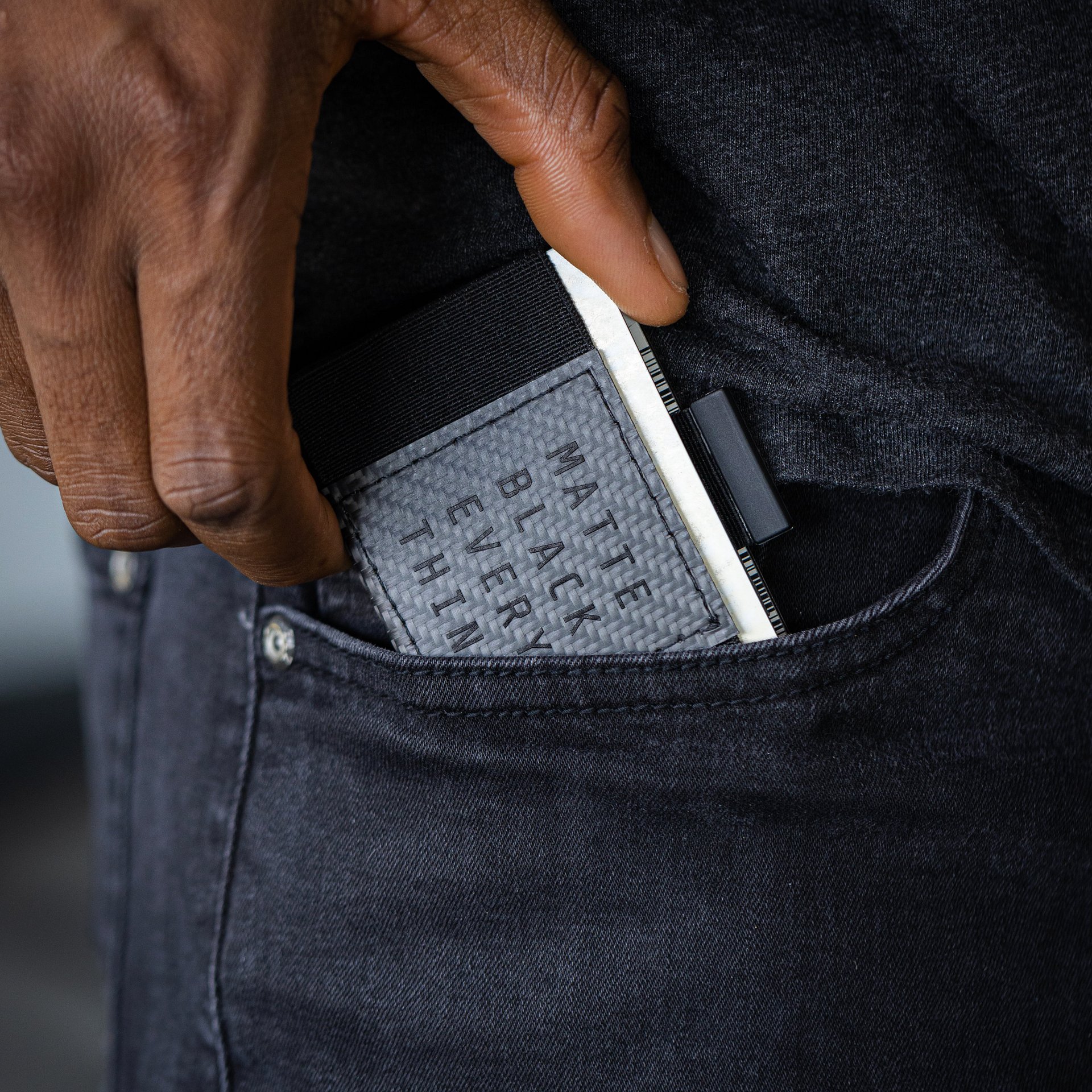 Matte Black Everything Wallet product image (5)