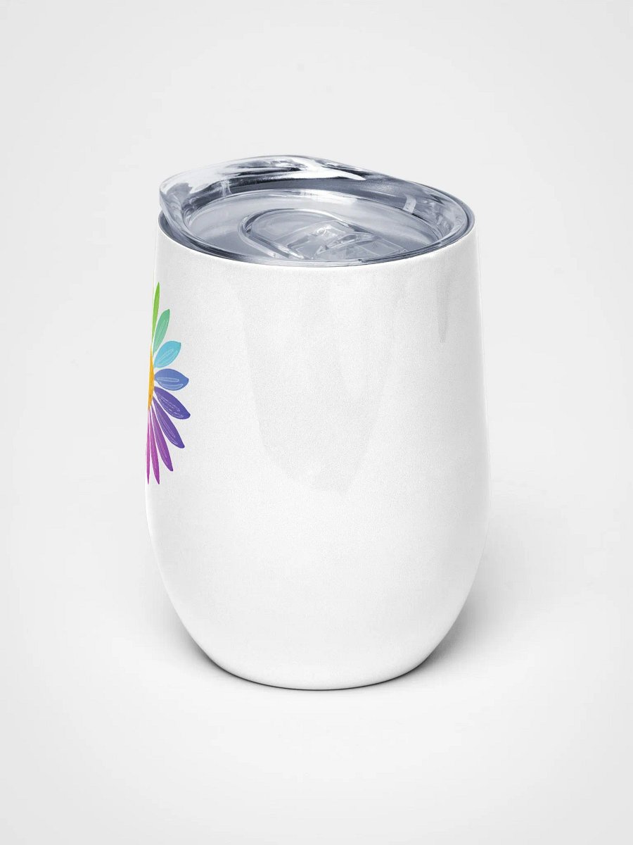Rainbow Flower - Wine Tumbler product image (4)