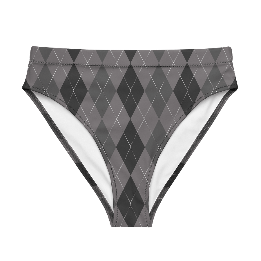 Black Argyle Paradise Bikini Bottom product image (1)