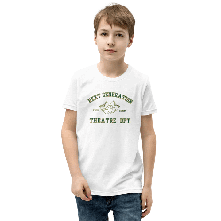White Next Gen Theatre Dpt. Youth T-Shirt product image (1)