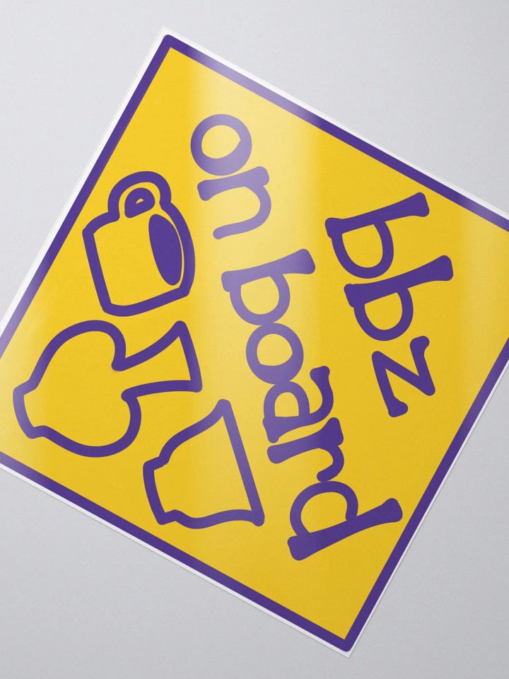 Bbz On Board - Pottery Sticker product image (2)