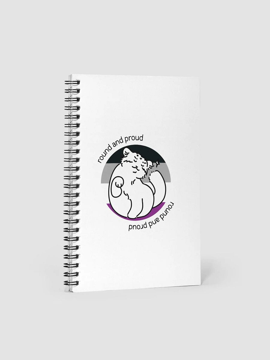 Round and Proud Manul Asexual Version - Spiral Notebook product image (1)