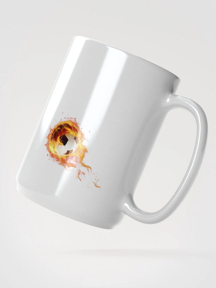Flaming Soccer Power Mug product image (2)