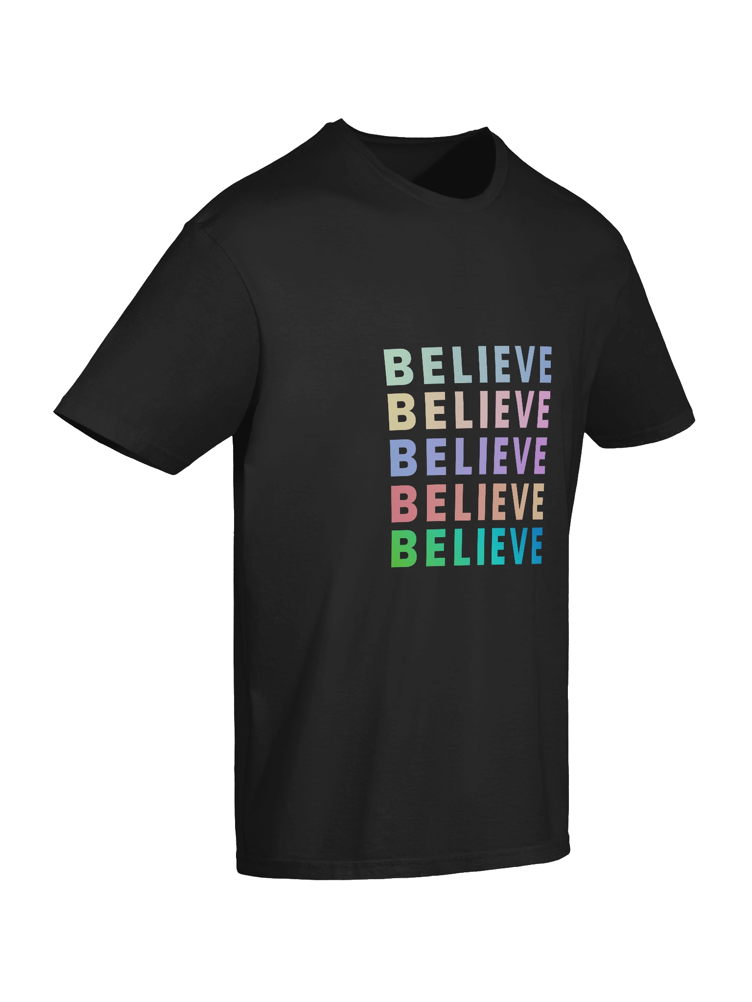 Vibrant Believe Grid T-Shirt product image (82)