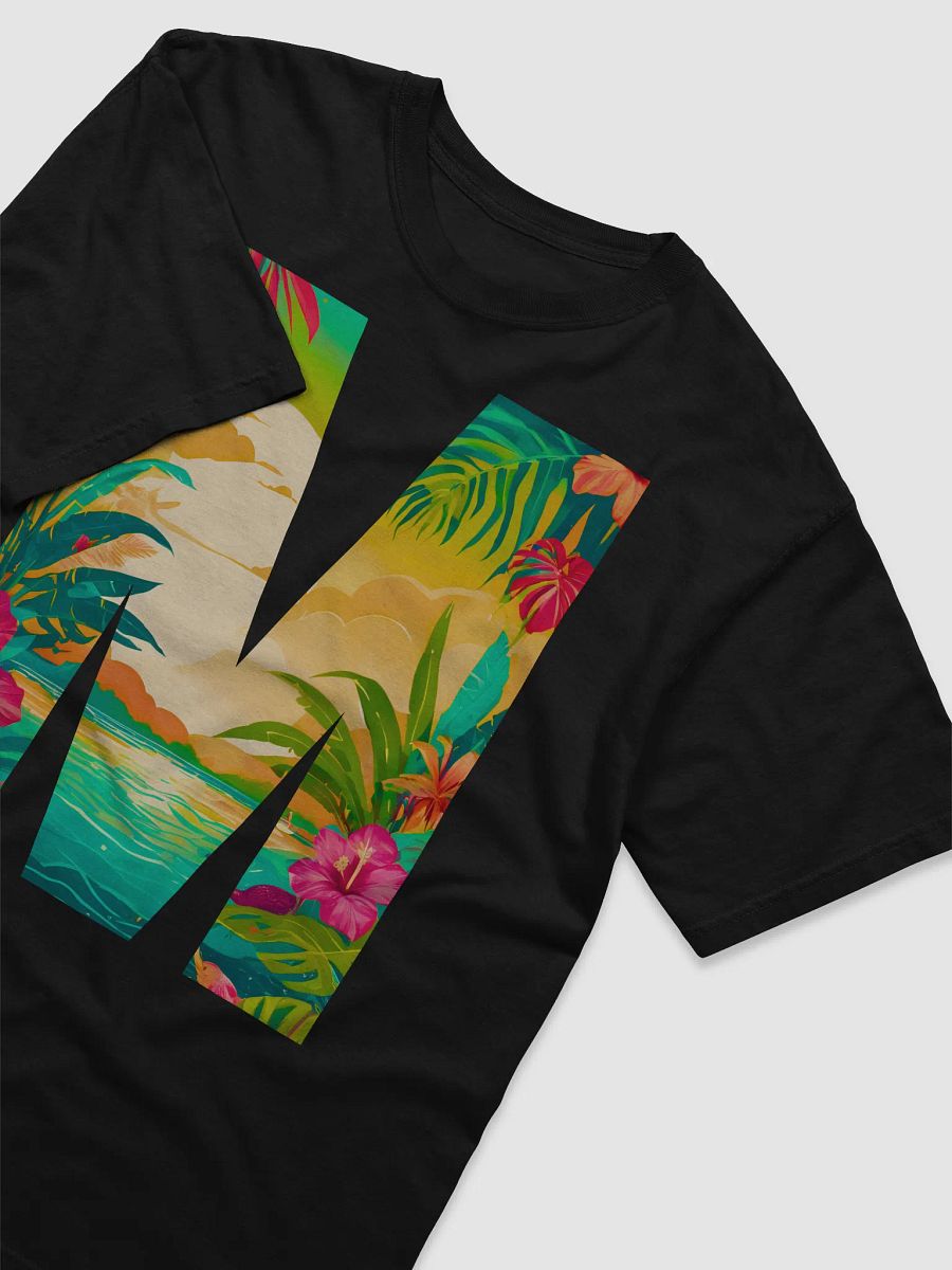 Tropical Sunset Paradise T-Shirt (Letter-M) product image (5)