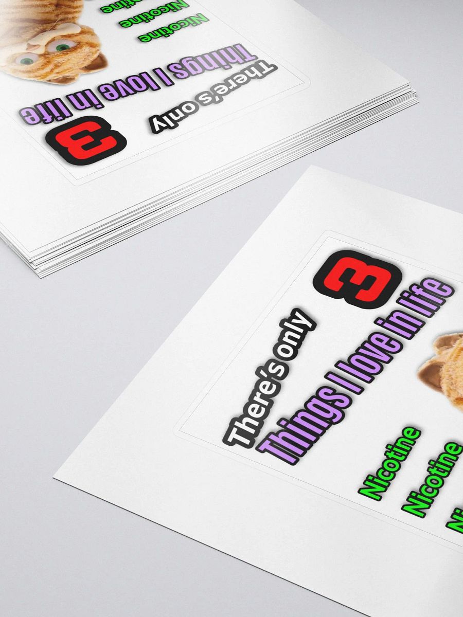 Nicotine Sticker product image (5)