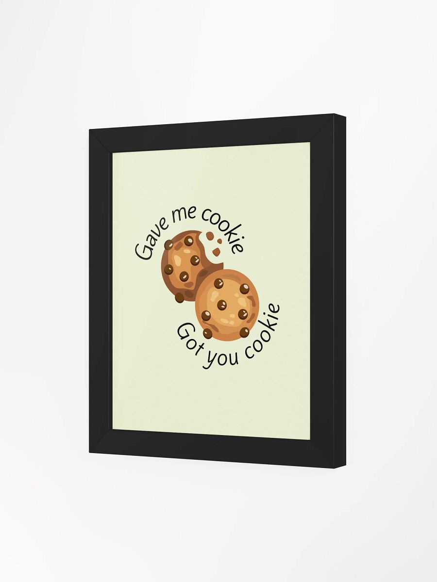 New Girl Cookie Scene Poster – Framed Matte Art Print for Sitcom Fans product image (3)