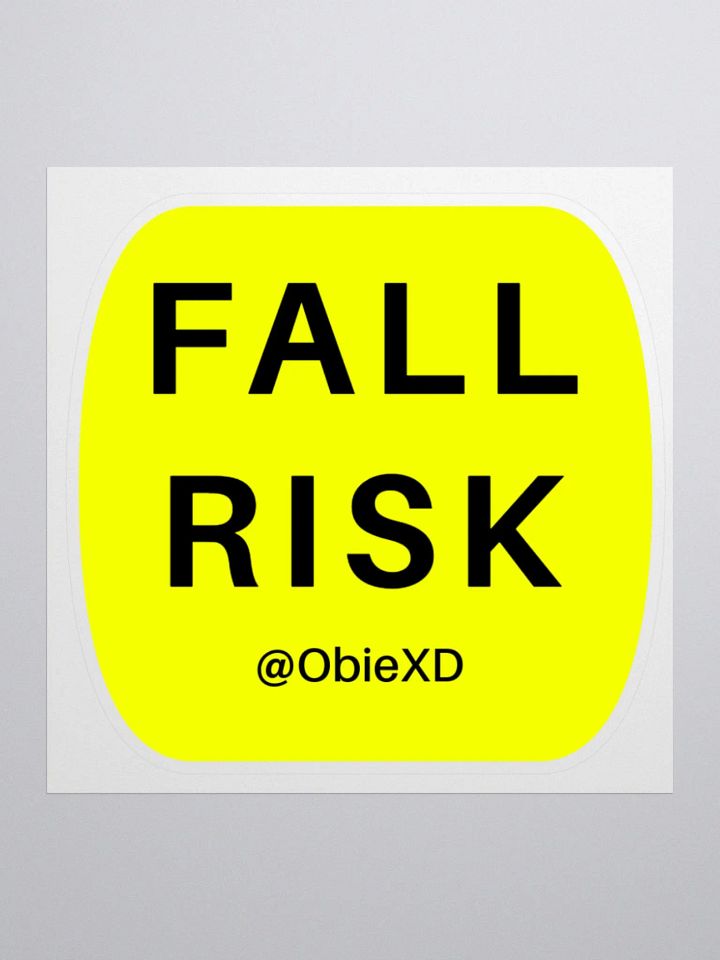 FALL RISK - Sticker product image (1)