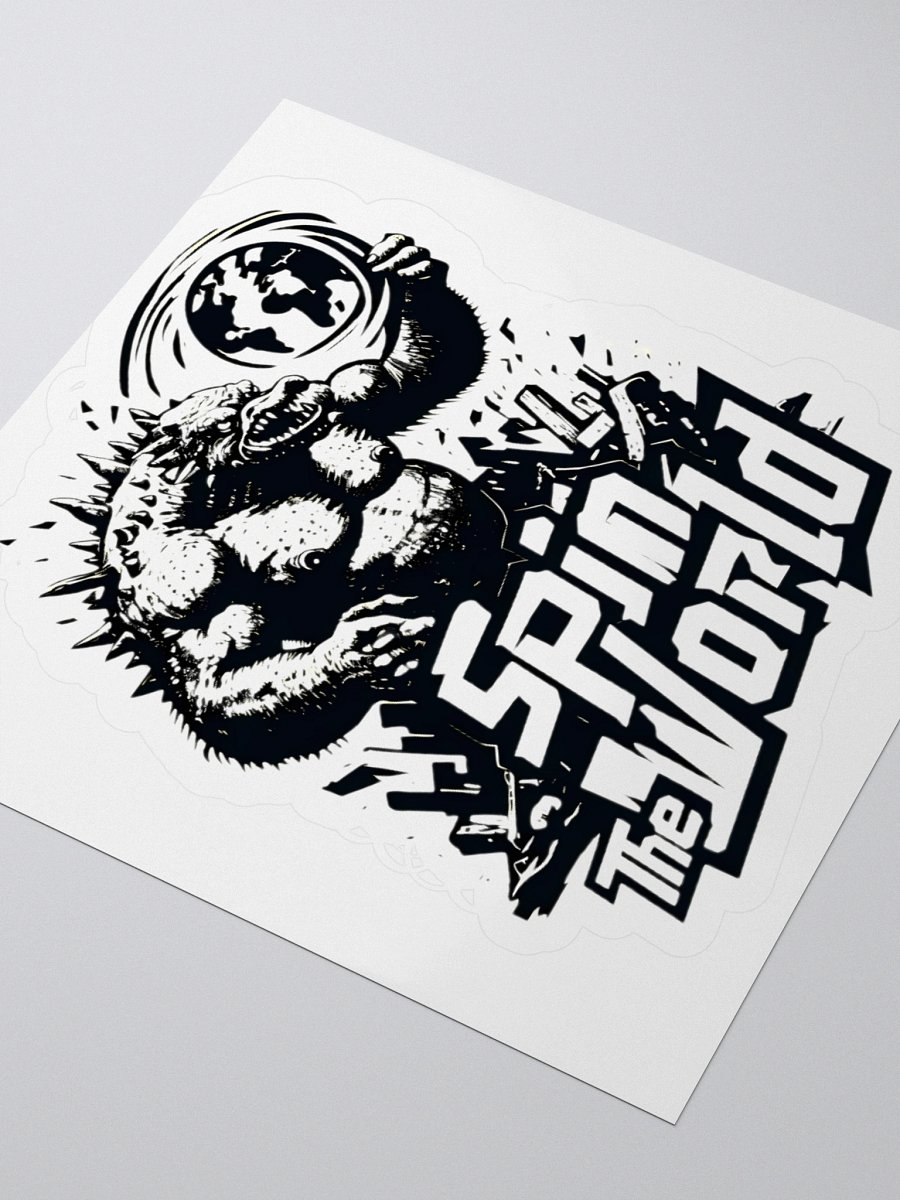 Dynamic Monster Spins the Globe Sticker product image (9)
