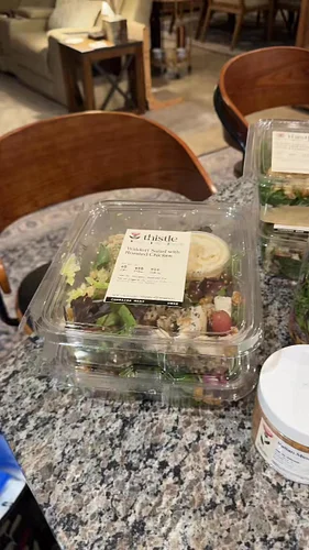 I’ve been loving these high-protein, high-fiber meals from Thistle — everything’s fresh, balanced, and ready to eat in minute...