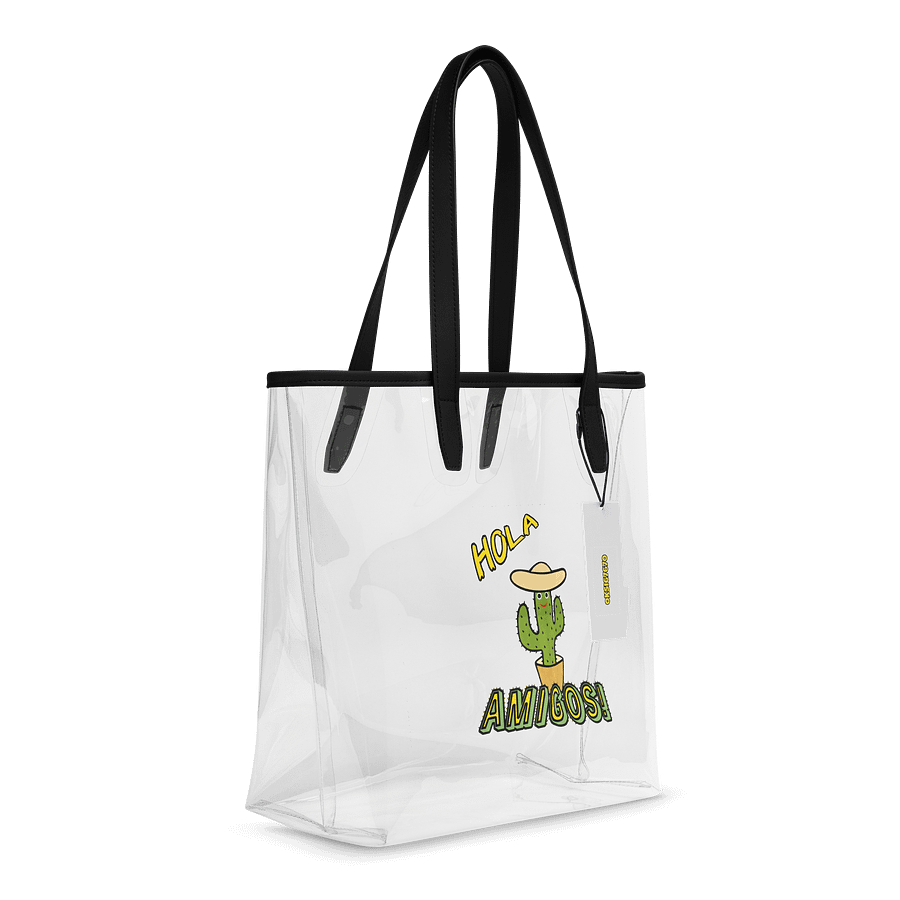 Hola Amigos Cactus Clear Tote Bag product image (6)
