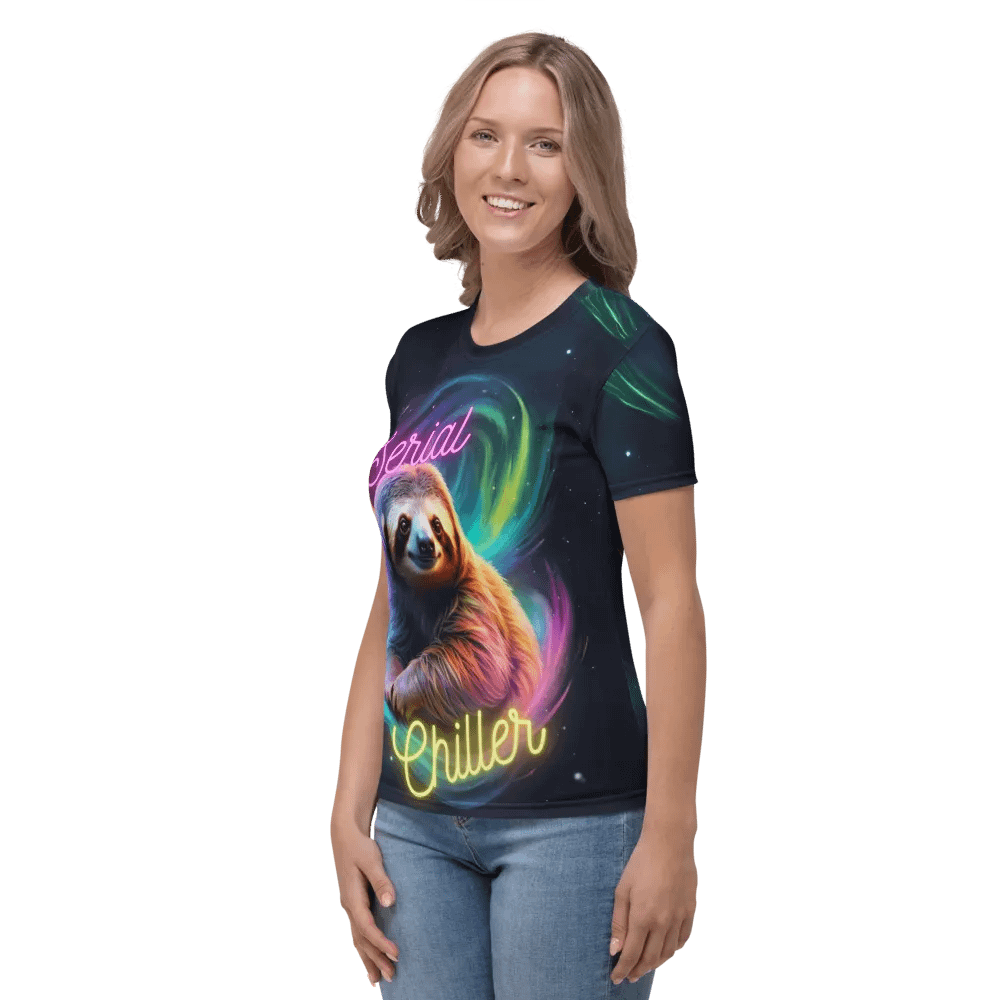 Serial Chiller Sloth All Over Print T-shirt product image (4)