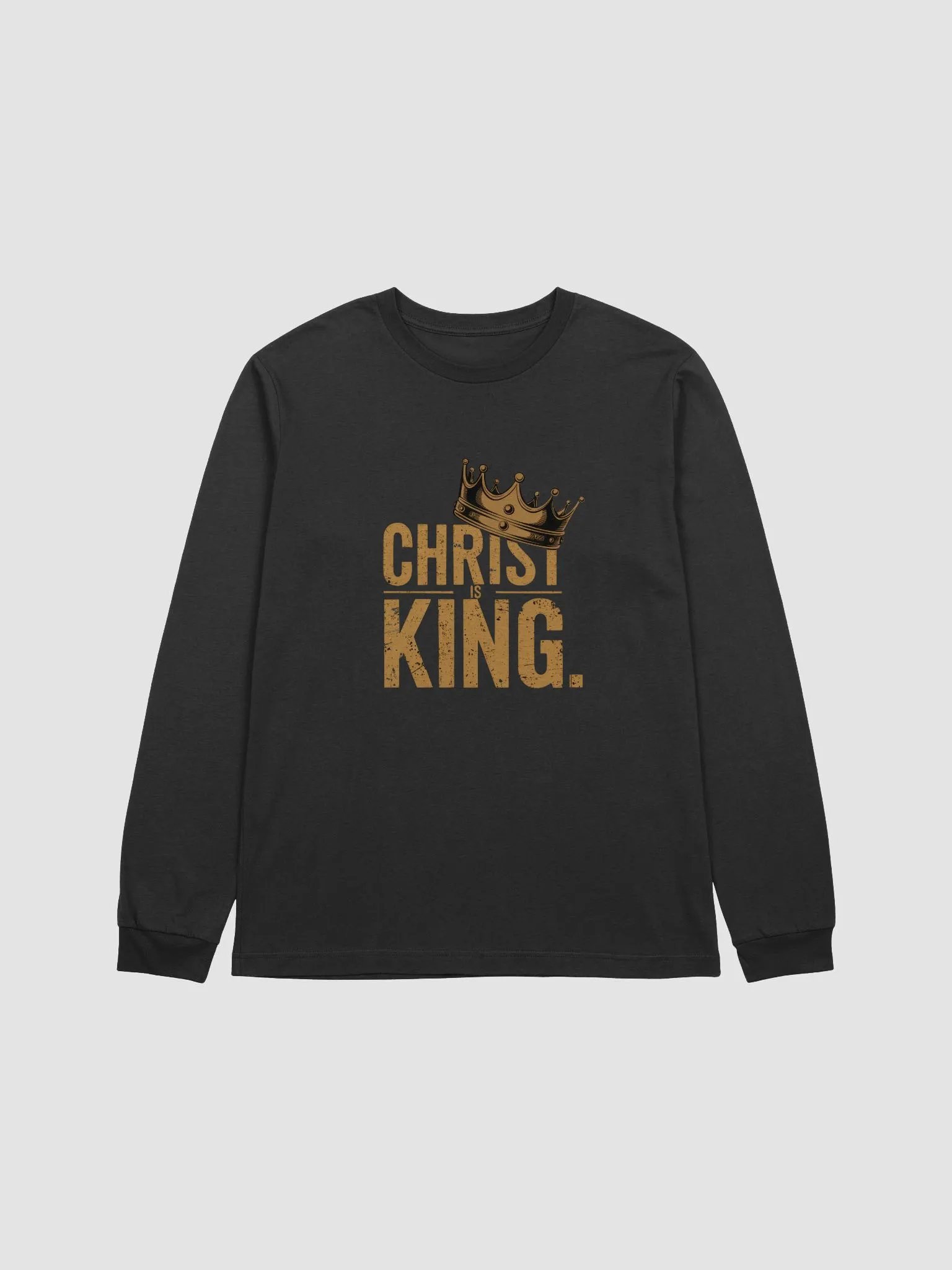 Christ is King Long Sleeve Tee Long Sleeve Tee product image (1)