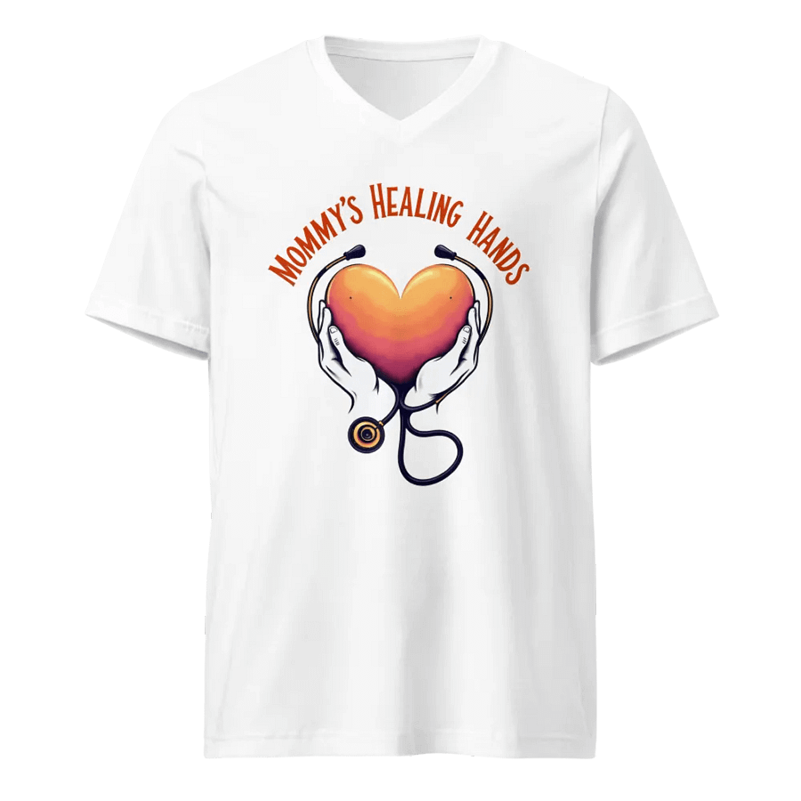 Mommy's Healing Hands V-Neck Tee product image (5)