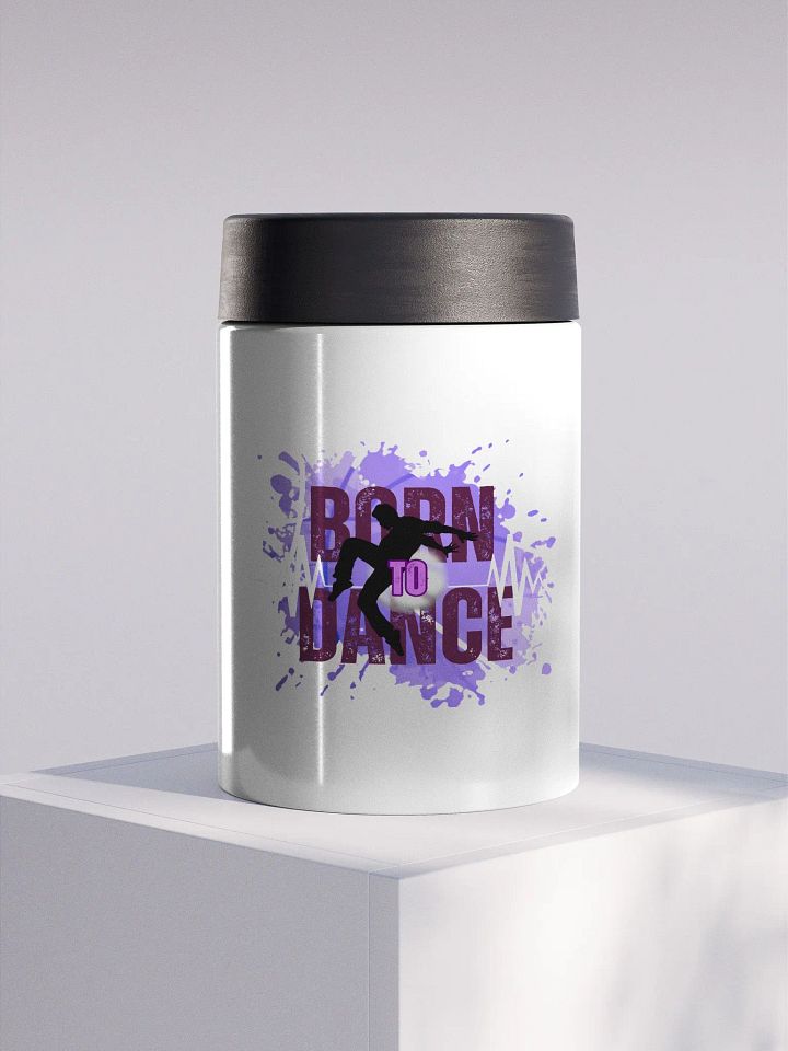 Born to Dance Splash His Silhouette Stainless Steel Koozie product image (1)
