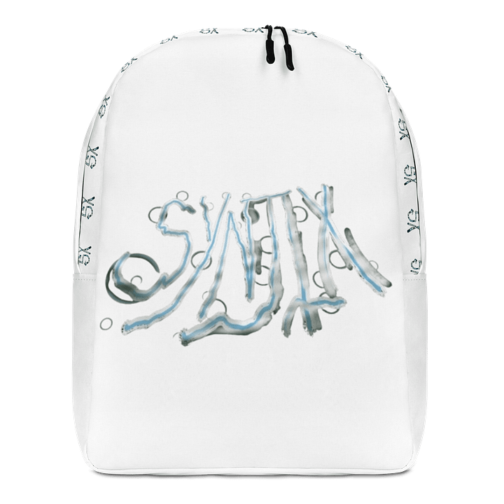 Halloween Ghost SynjiX Backpack (White) product image (1)