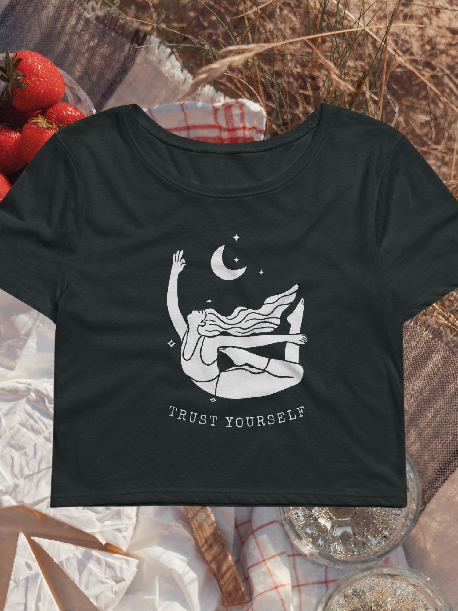 Trust Yourself Baby Tee product image (1)