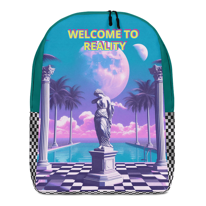 Welcome to reality backpack product image (1)