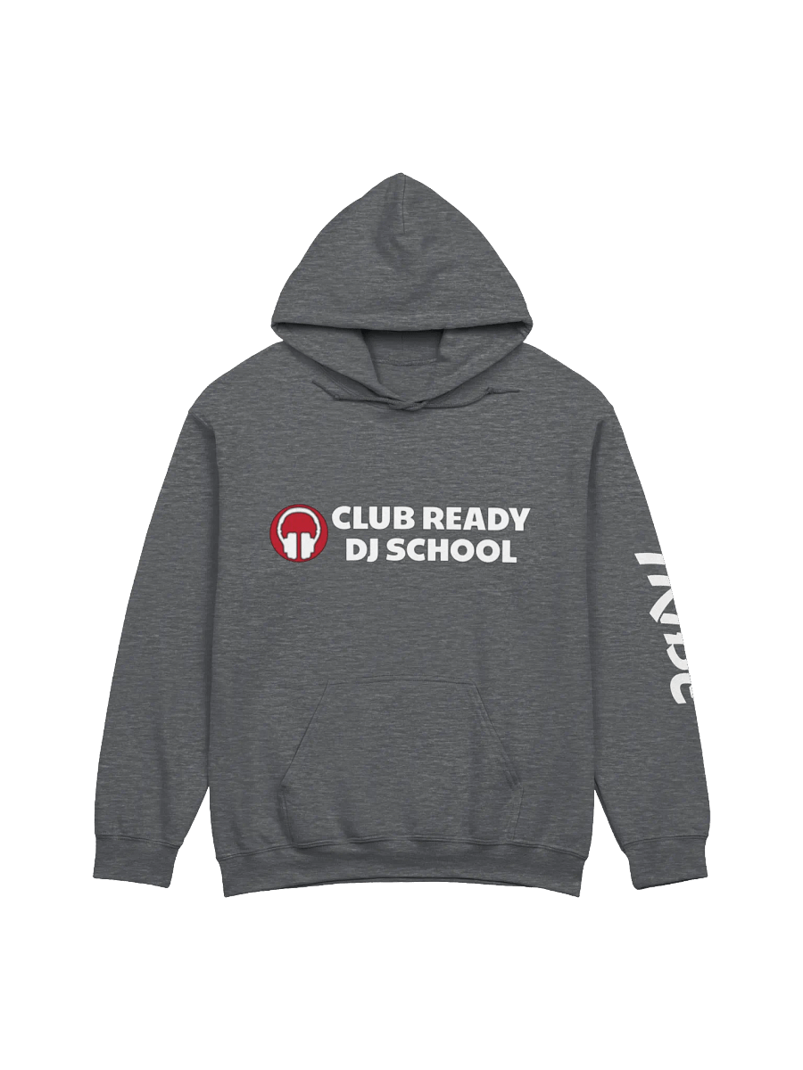 Front | Back | Arm Print Club Ready DJ School Gildan® Classic Hoodie product image (1)