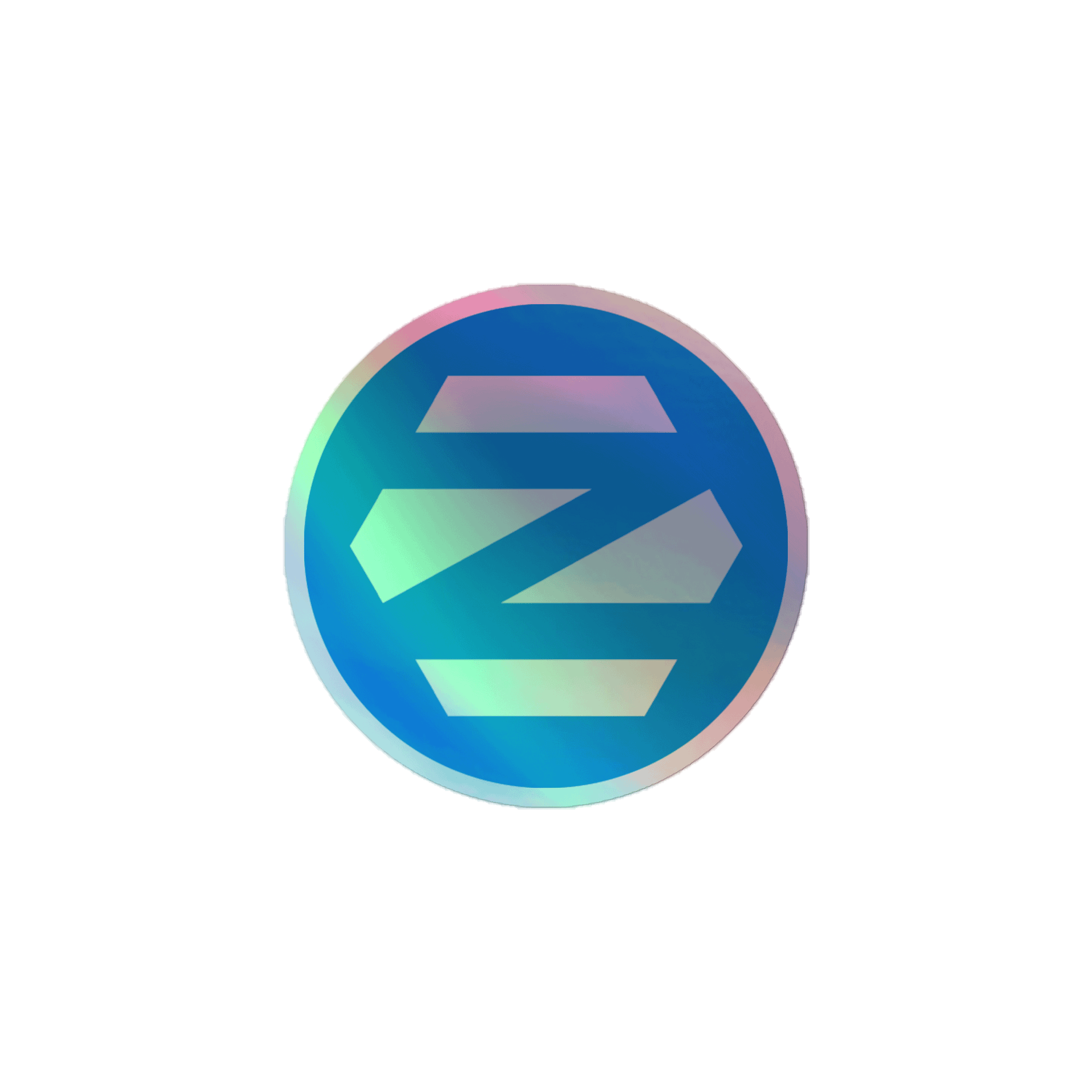 Kiss-Cut Holographic Sticker Sheet - Zorin OS product image (1)