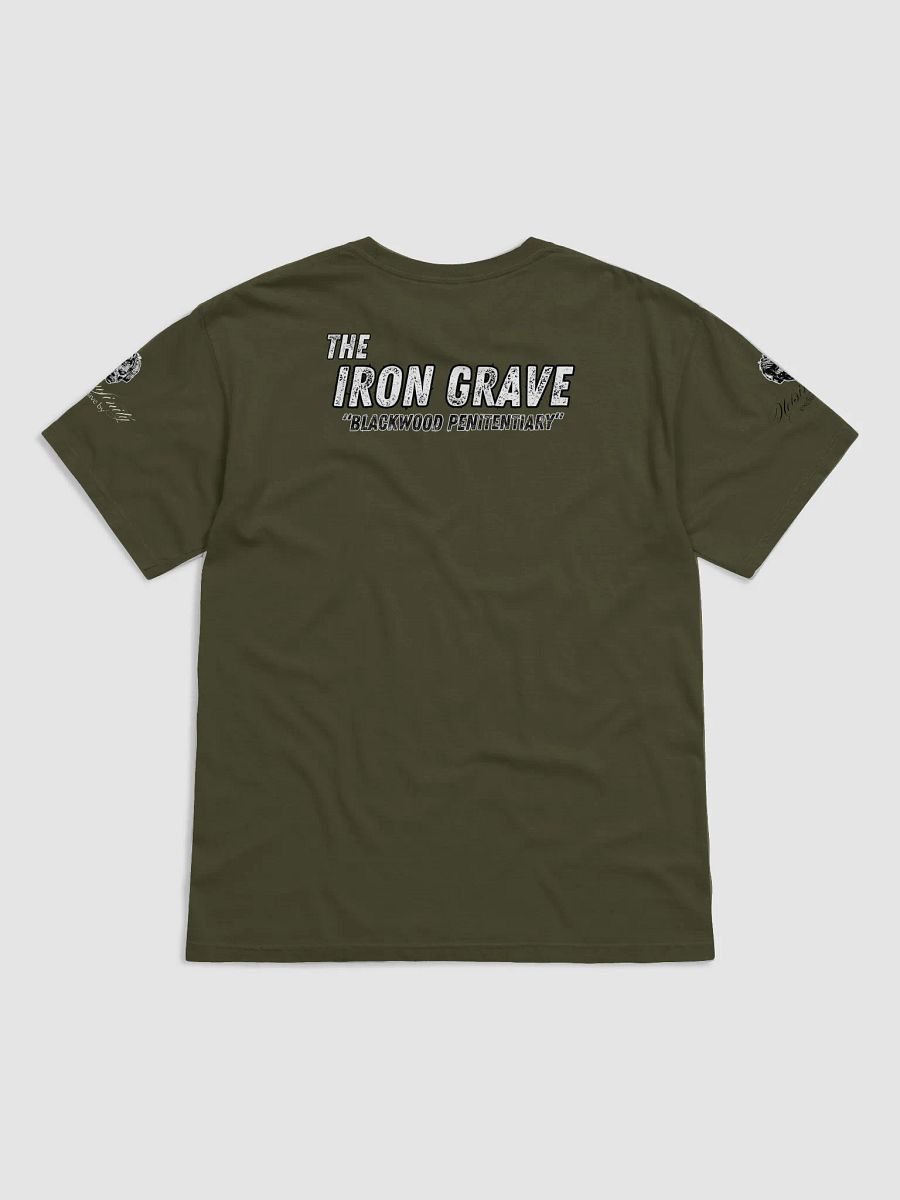 The Iron Grave - Blackwood Penitentiary - Steel Squad - White Logo T-Shirt product image (18)