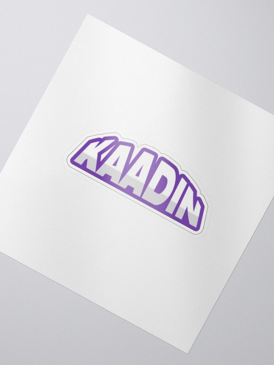 Kaadin - Purple and White Sticker product image (2)