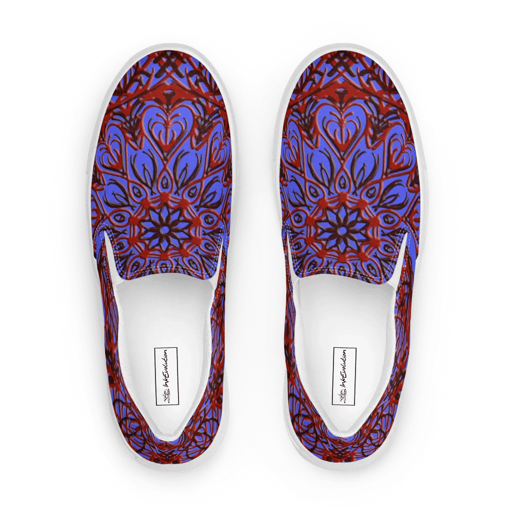 Mystic Red Mandala Slip-Ons product image (4)