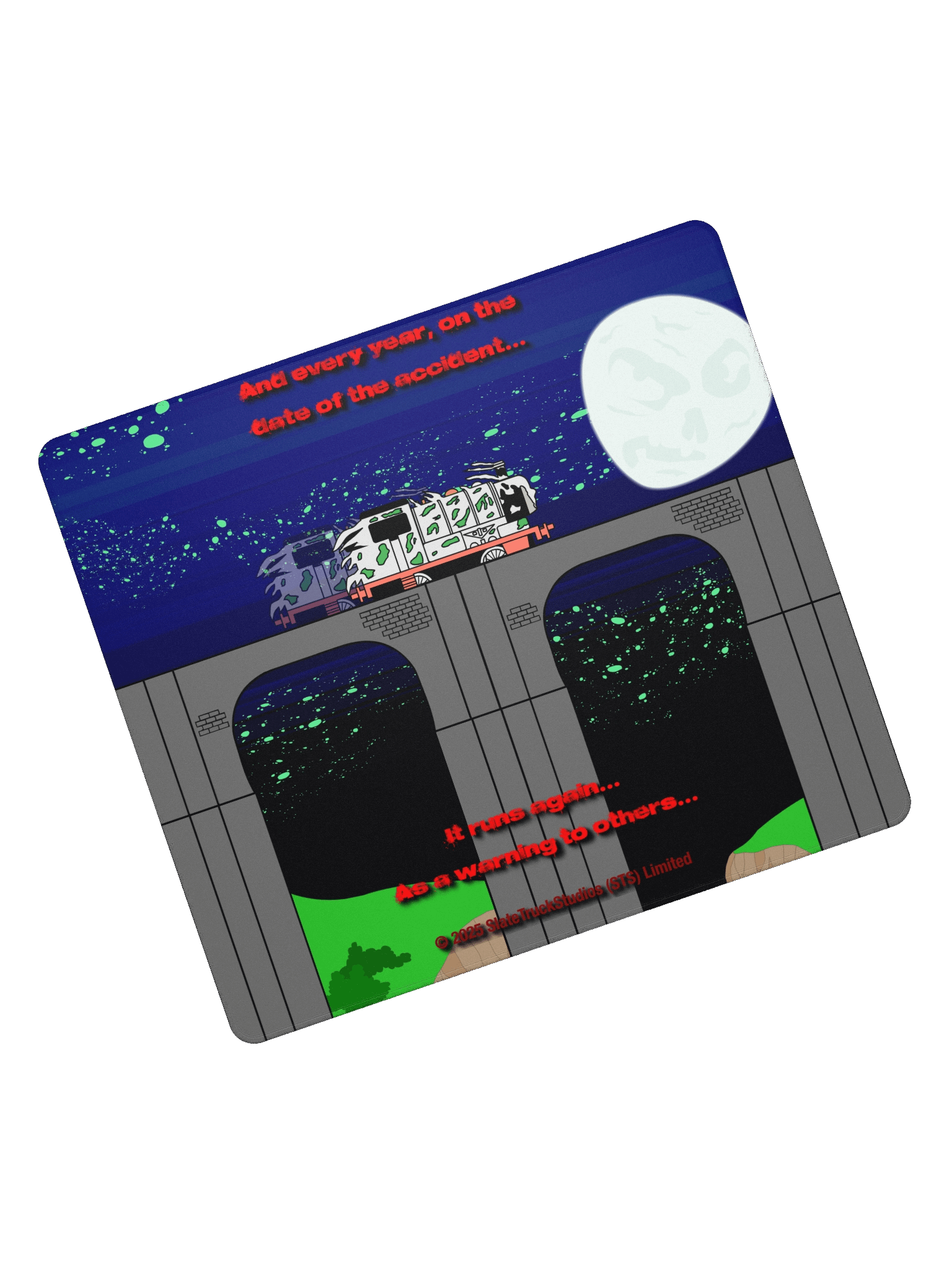 Ghostly Trick Mouse Mat product image (7)