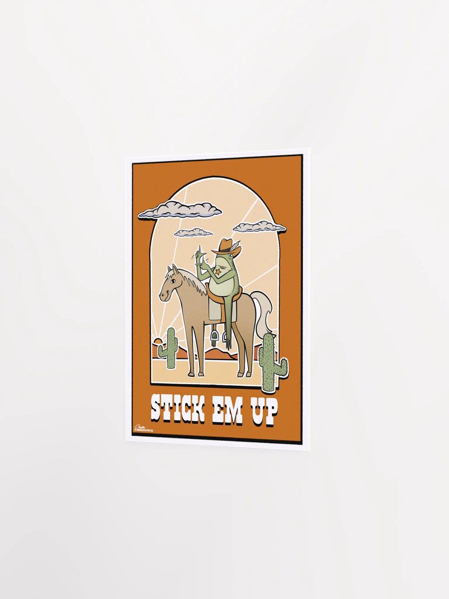 "Wild West Frog" Matte Poster product image (2)