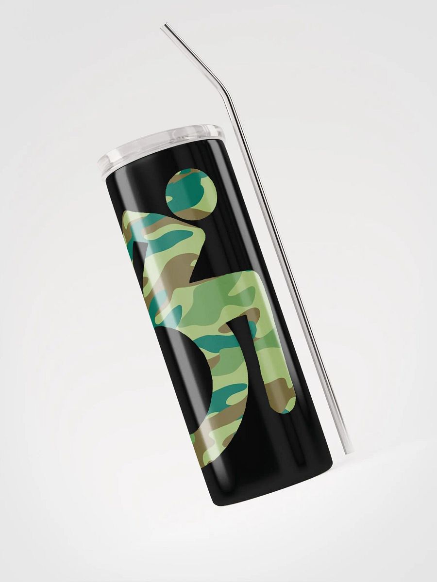Wheelie, Green Camo SS Tumbler product image (3)