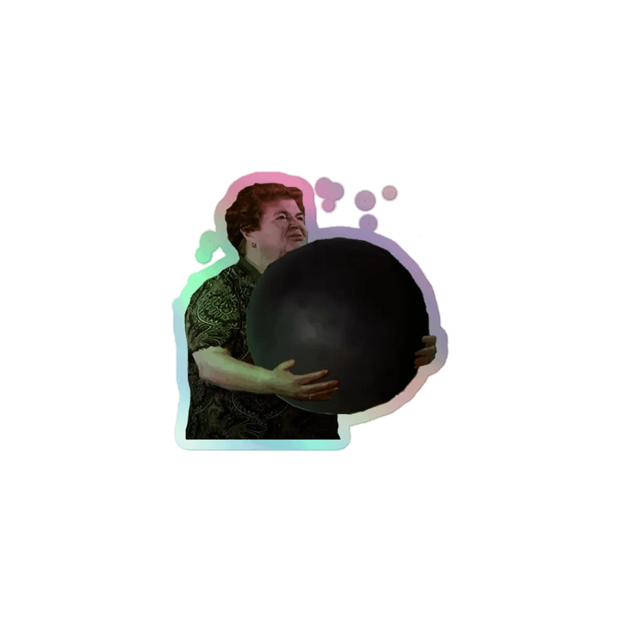 One Ball Grandma Sticker product image (1)