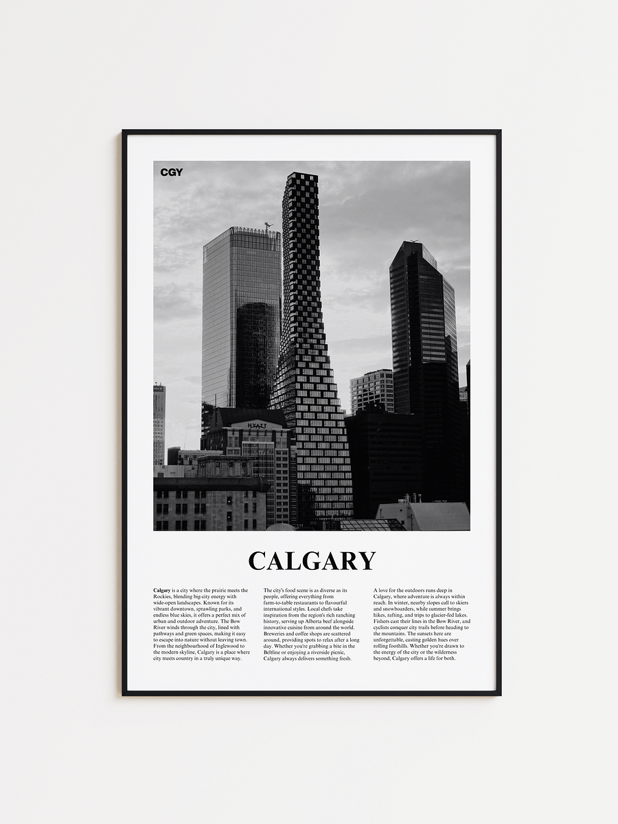 Calgary 01 Newspaper Poster product image (1)