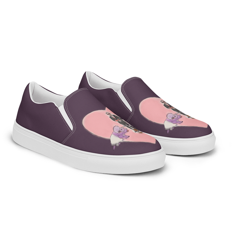 "Jurassic Park Wedding" Canvas Slip On Shoes (Men's) product image (2)