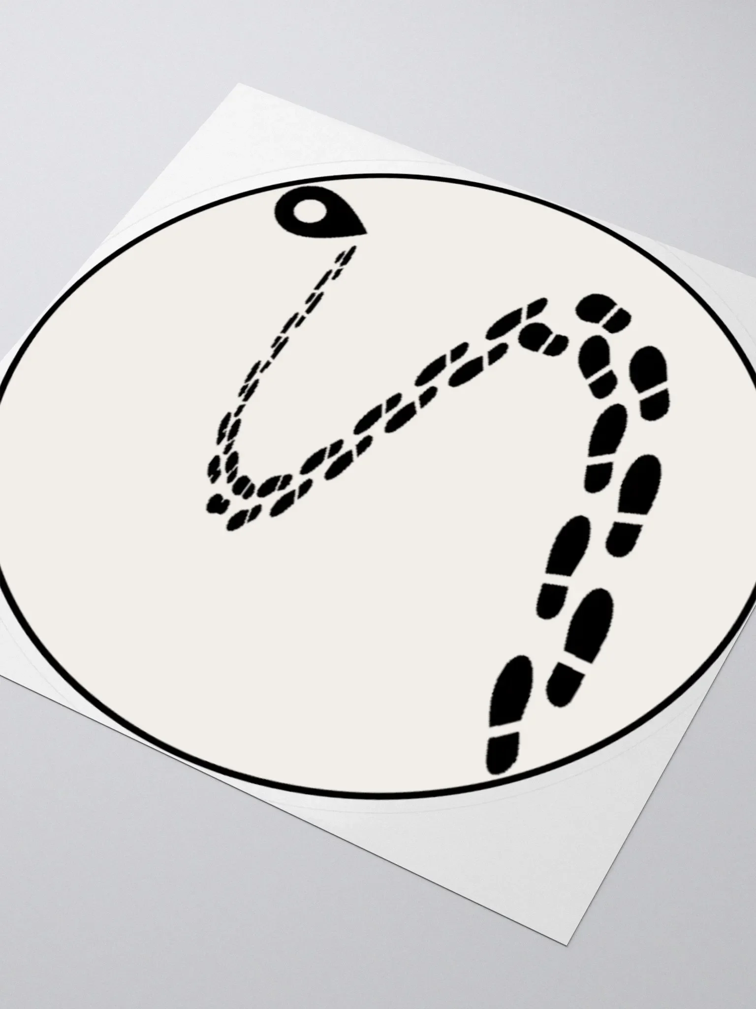 Single Step Logo Sticker product image (6)