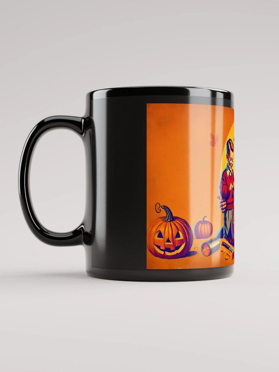 Vintage 1940s Halloween Pumpkin Carving Coffee Mug product image (6)
