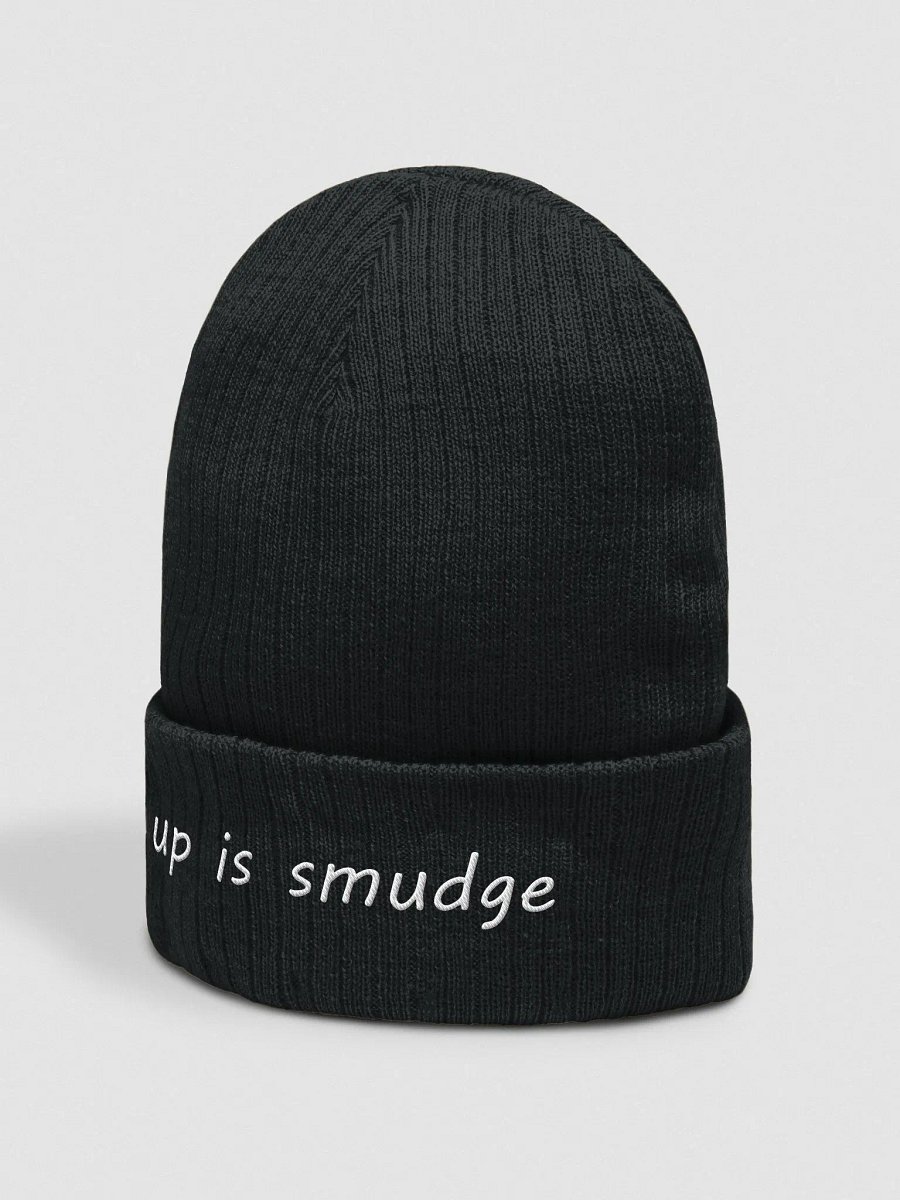 embroidered smudge beanie product image (2)
