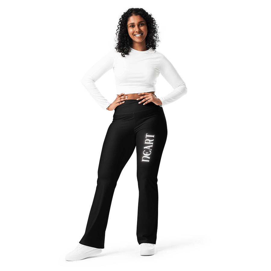 'Neart' meaning strength - Flared Gym Leggings With Recycled Materials product image (8)