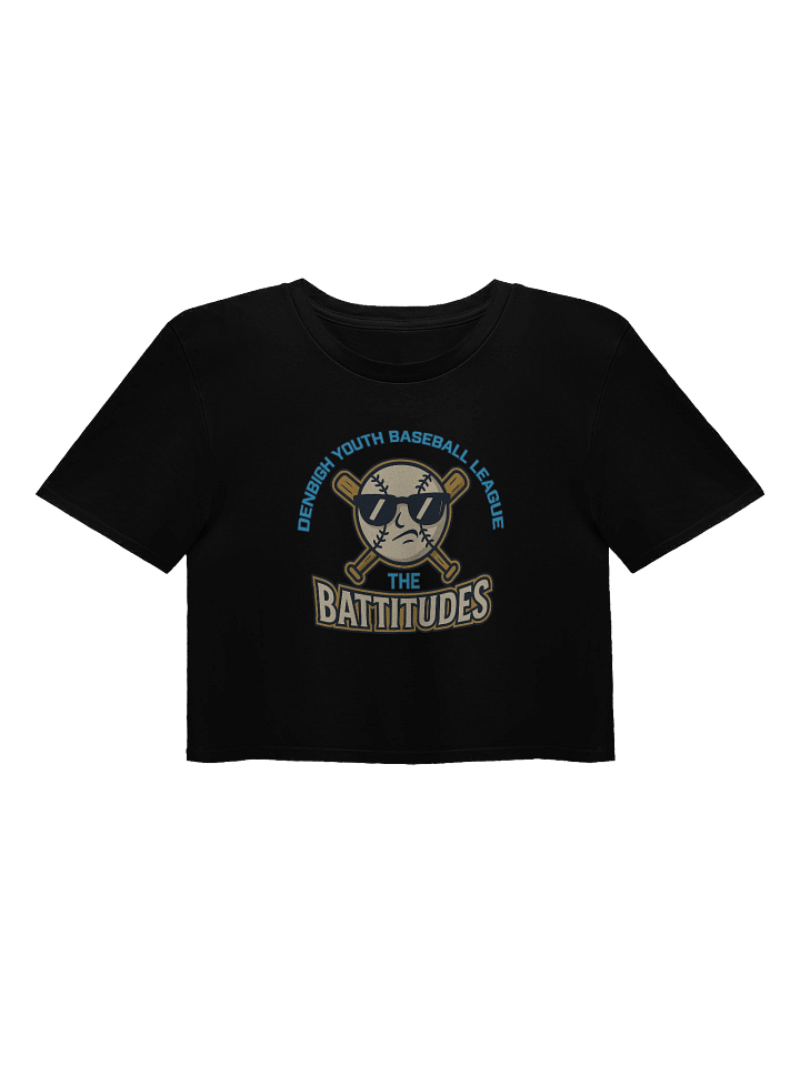 Battitude Baseball Crop Top product image (1)