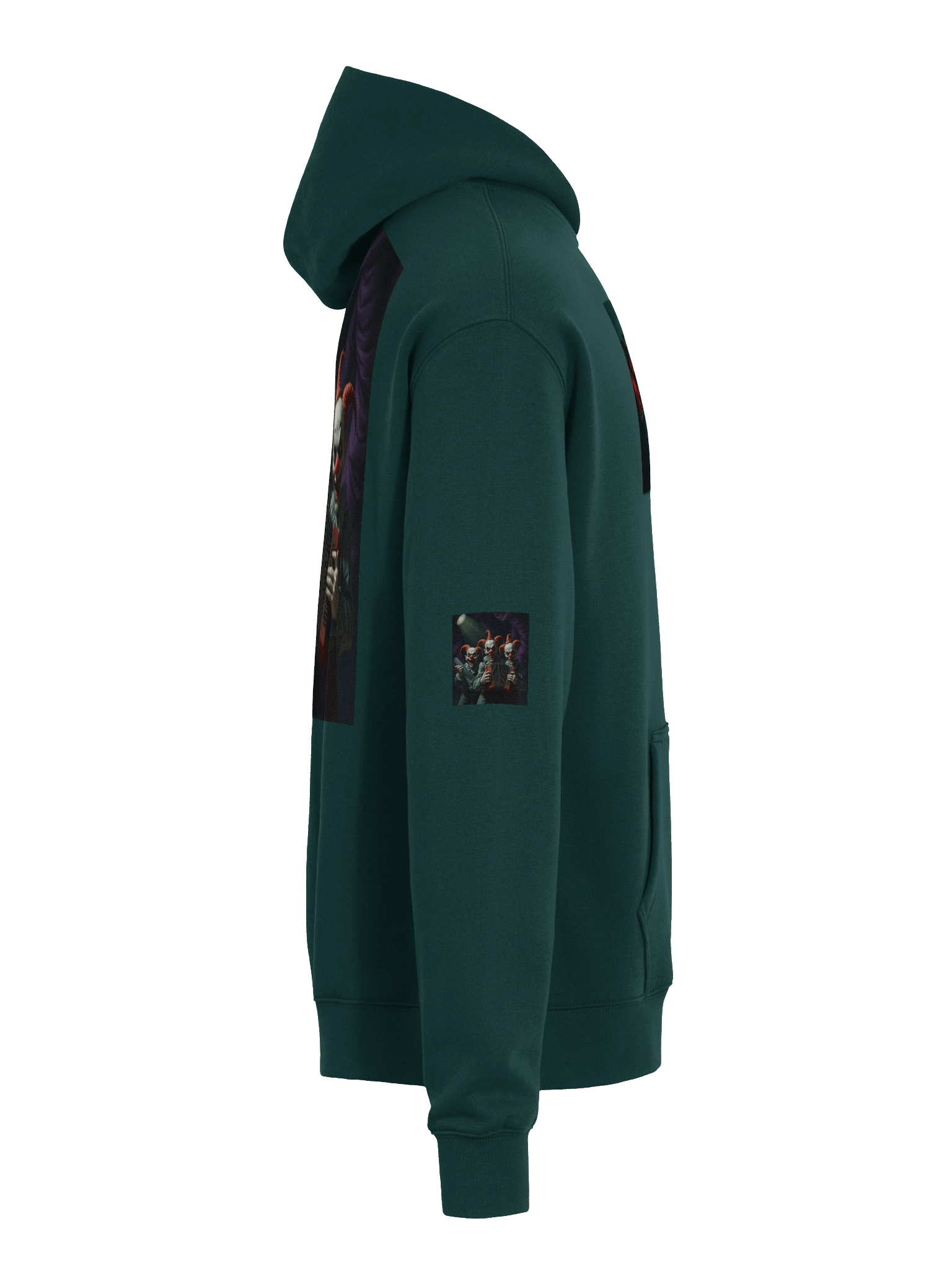 Whimsical Clown Trio Oversized Hoodie product image (8)