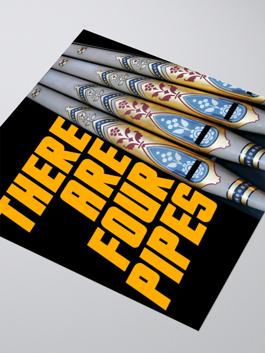 There are four pipes sticker product image (7)