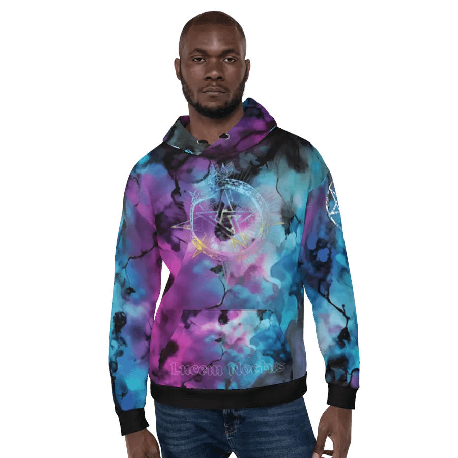 TIEDYE4GOTHIC STAR HOODIE product image (6)