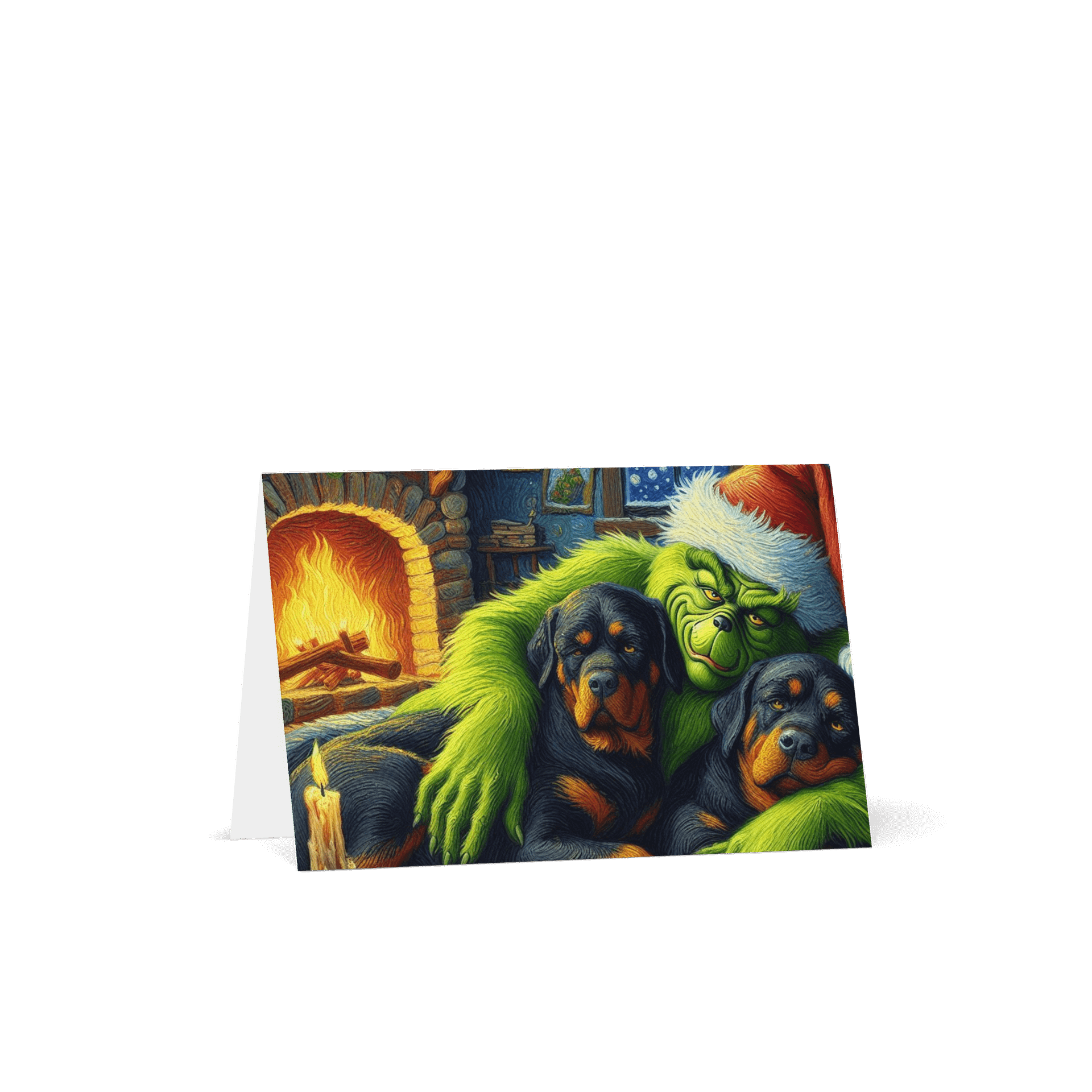 Grinch who stole Rottweilers Greeting Card product image (1)