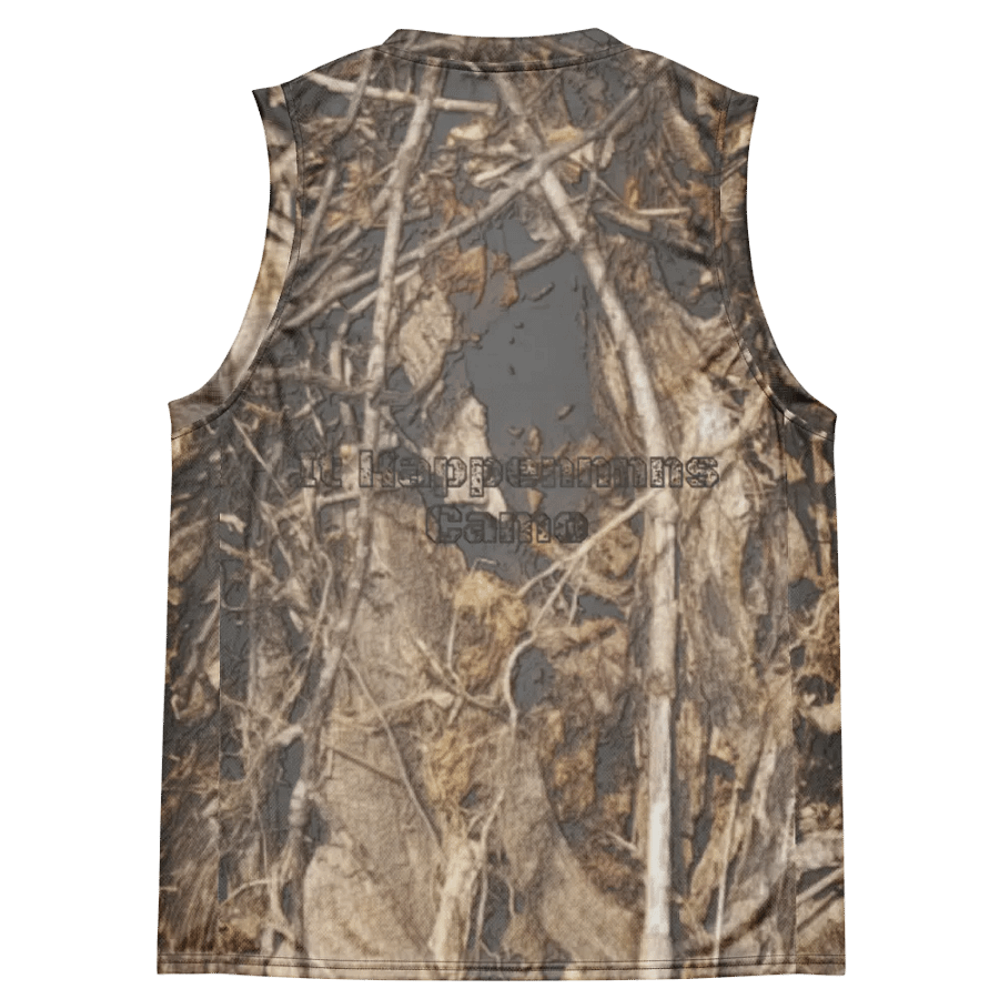 Recycled Unisex Basketball Jersey - Dead Split - It Happennnns Camo product image (10)