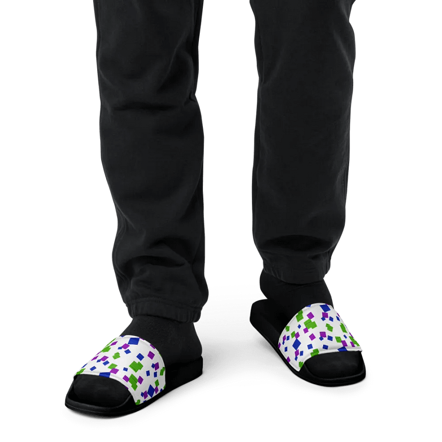 Glitchy Men's Slides product image (15)