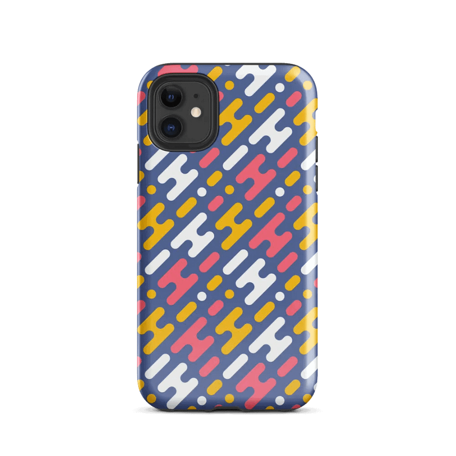 Vibrant Abstract Stripes iPhone® Tough Case product image (24)
