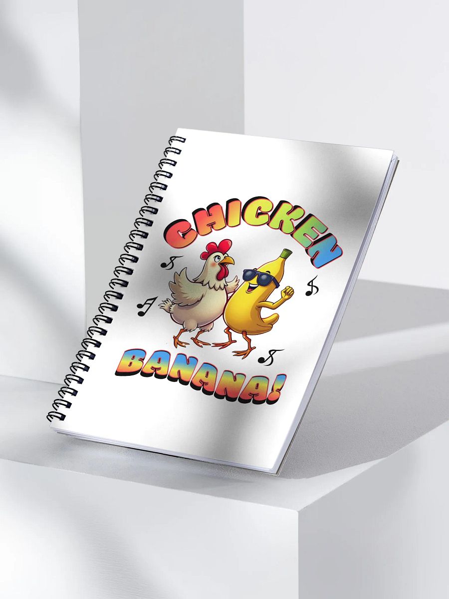 Chicken Banana Dancing Spiral Notebook product image (3)